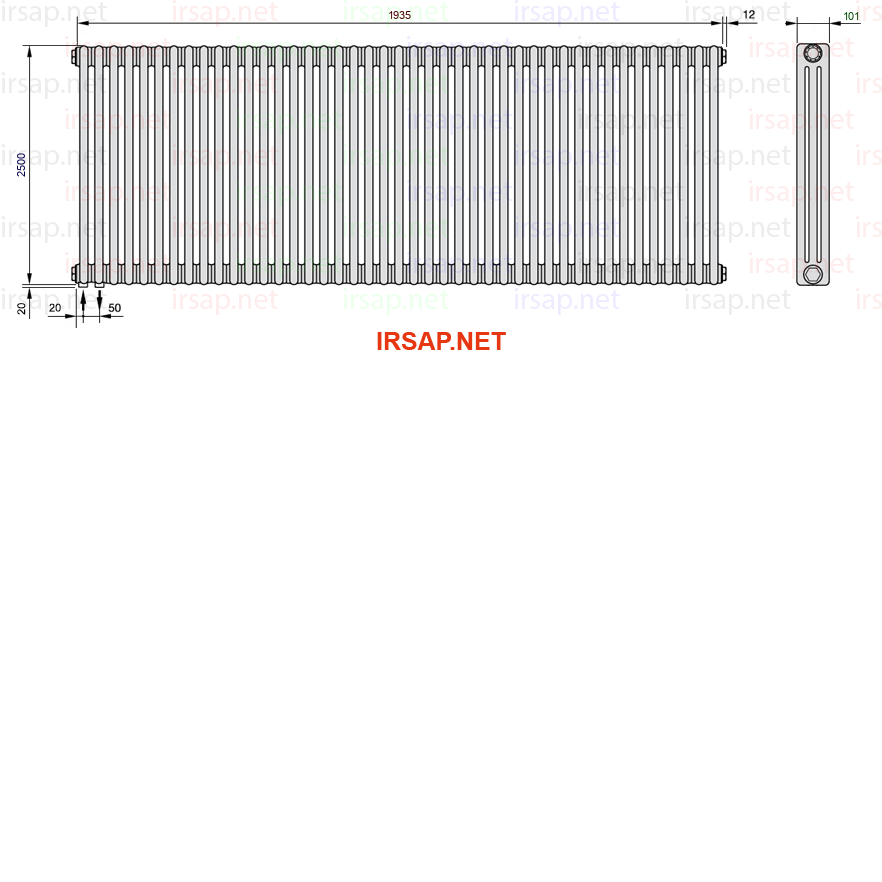 Радиатор IRSAP Tesi 32500/43 T18 CL 01